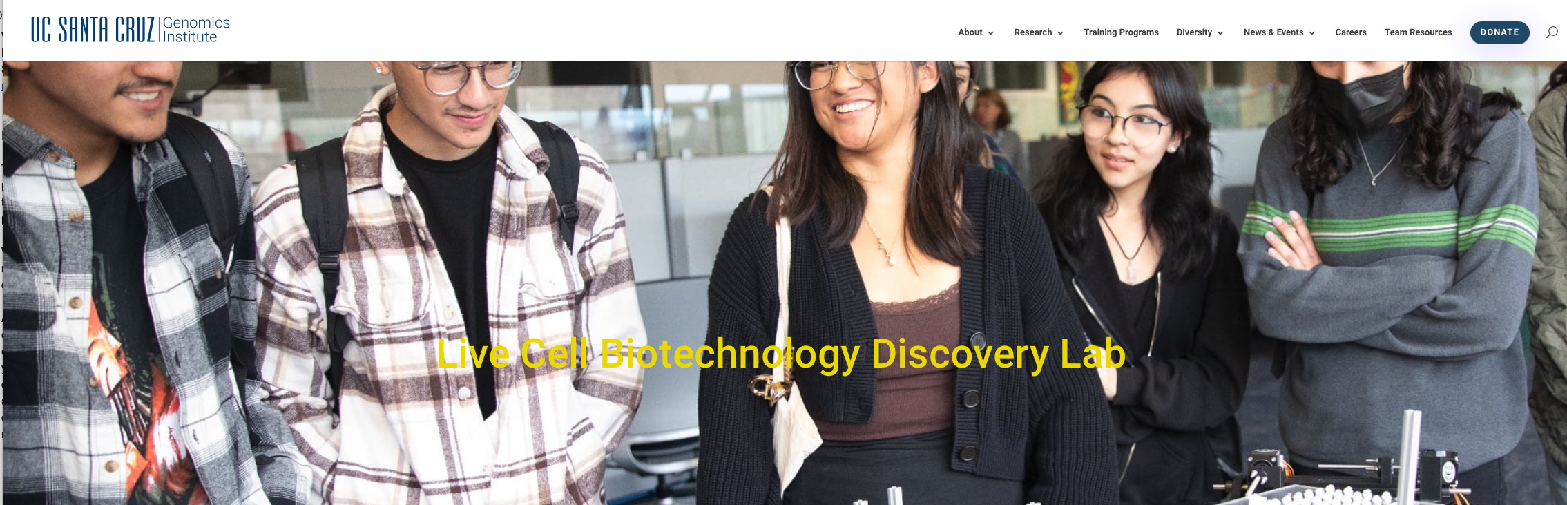 Live Cell Biotechnology Discovery Lab Logo